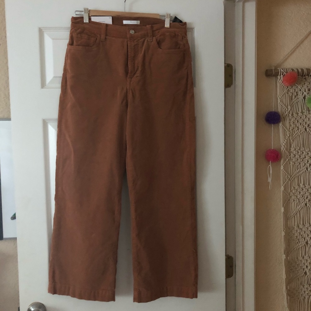 Seven for all Mankind rust cropped corduroy